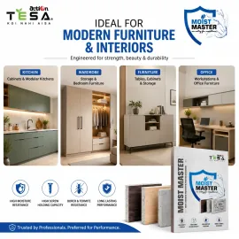 Action TESA Moist Master Moisture Resistant Board | High Density Board with 12 Year Warranty| 8x6 ft.