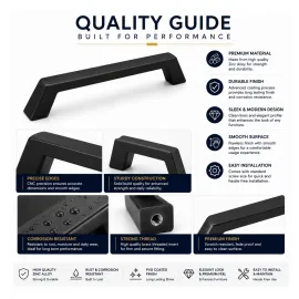 Stainless Steel Cabinet Handles | Drawer & Cupboard Furniture Handles DY 106