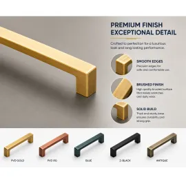 Stainless Steel Cabinet Handles | Drawer & Cupboard Furniture Handles DY 114
