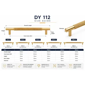 Stainless Steel Cabinet Handles | Drawer & Cupboard Furniture Handles DY 112