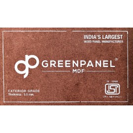 Green panel Exterior MDF plain Board 8x4 feet sheet