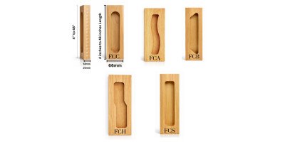 Wooden Full Conceal Handle for Wardrobe & Cabinet | 4 Inch to 48 Inch