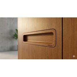 Wooden Full Conceal Handle for Wardrobe & Cabinet | 4 Inch to 48 Inch