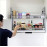 Modular Kitchen Lift Basket Elevator Stainless Steel Wire Pull Down Shelf for Cabinet Width 90 CM