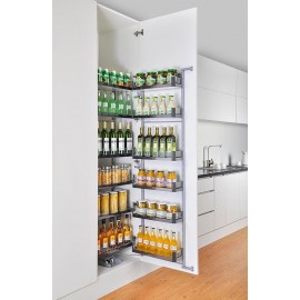Kitchen Glass Pantry Unit For Modular Kitchen 6+6 Basket total 12 Basket