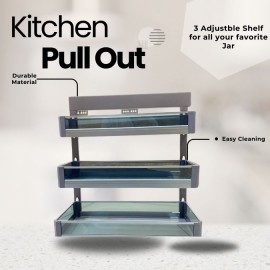 Modular Kitchen Multi Purpose Pull out Basket size 21x20x4,6,8 Inches 