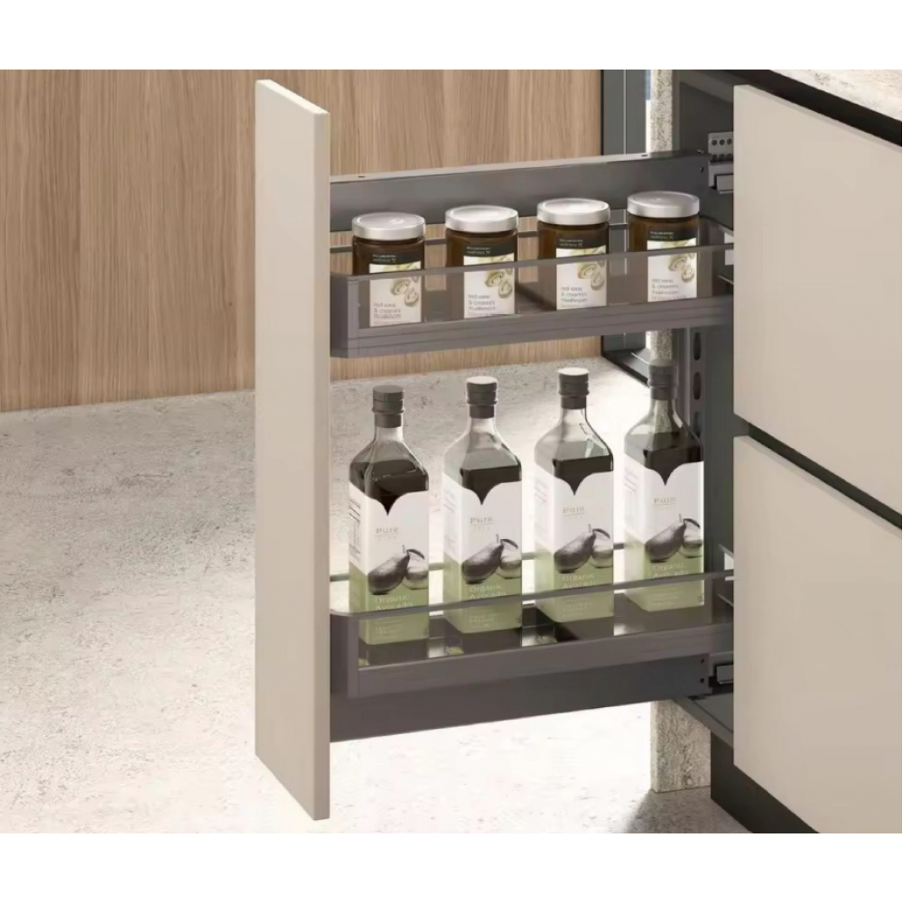 Modular Kitchen Multi Purpose Pull out Basket size 21x20x4,6,8 Inches 