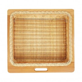 Wicker Basket For Modular Kitchen | Pull Out Basket for Onion, Potatoes  Size (22.25W(564mm) X20L(500mm)X4,6,8 Inches H