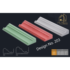 HDHMR Exterior Grade Moulding Corner Design 8ft – Paintable Decor