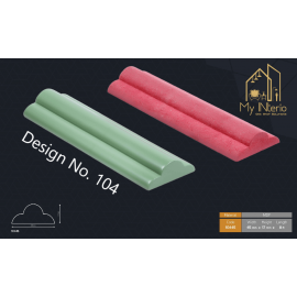 HDHMR & Exterior grade MOULDING Center Design  8 FT LENTH - Paintable and wall decor