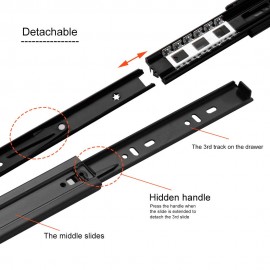 Ozone Telescope  Sliding Channel heavy Duty 12 to 28 Inches 
