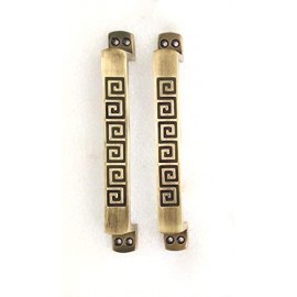 Door Accessories Kit – Antique Brass Finish, 6-Piece Set