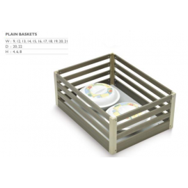 Aluminium Modular Kitchen Basket 6 PCS set Including 4'' inches Cutlery and Cup Soucher, 8 inches Thali and 4',6'8' plain basket 