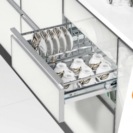 SS 304 Luxury Cup and Saucer Kitchen Basket  4 inches