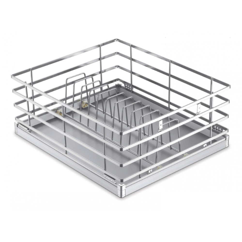 SS 304 Luxury Cup and Saucer Kitchen Basket  4 inches