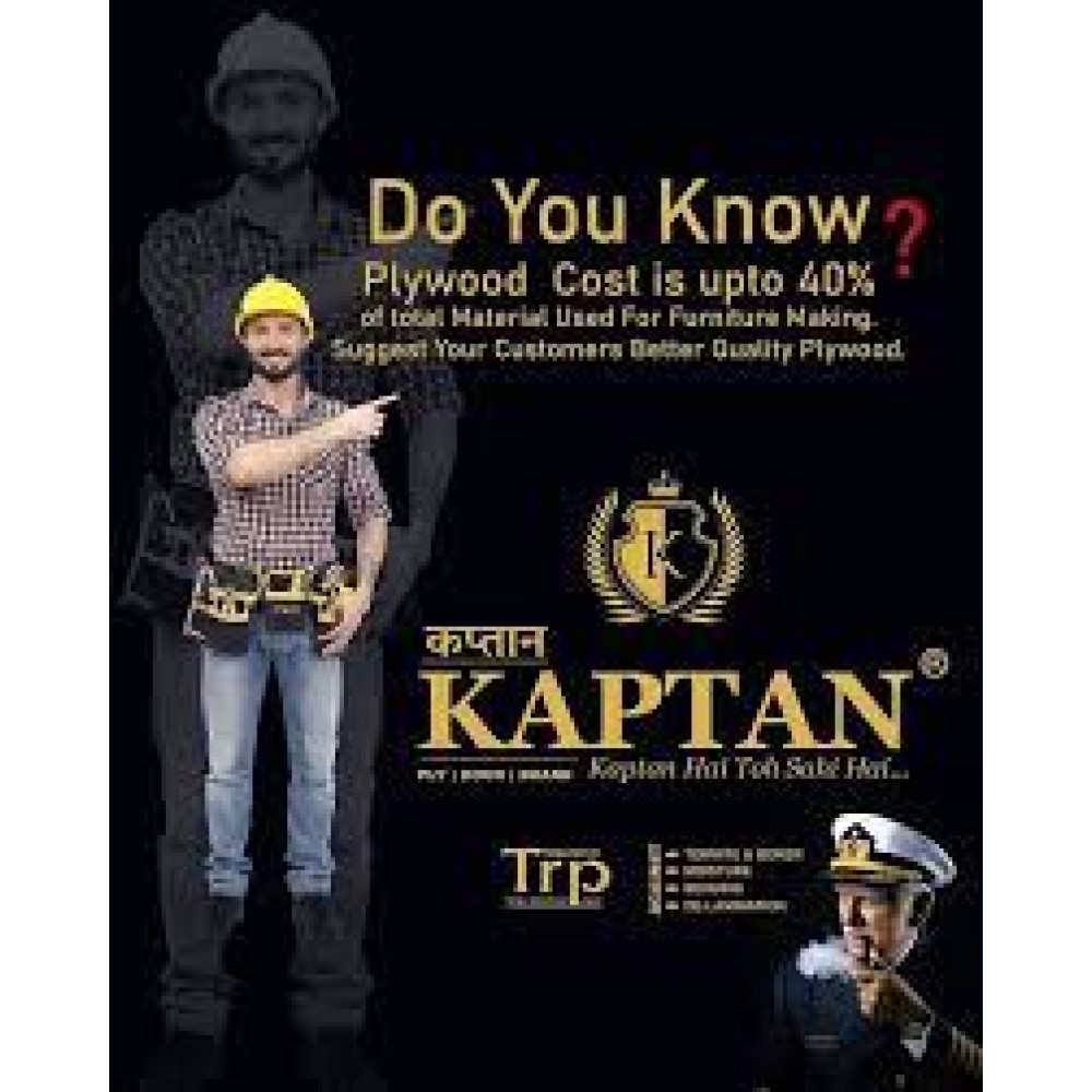 Kaptan 12mm BWR Plywood – 11 Ply, India’s First Calibrated Sheet