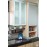Kitchen  GLASS Rolling Shutter for cabinet  (Black & Silver, 450 & 600  mm)